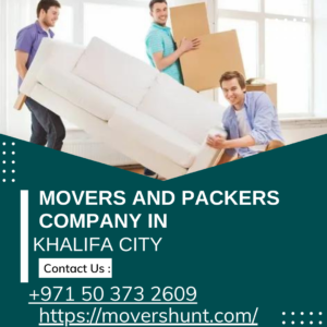 movers and packers company in Khalifa City